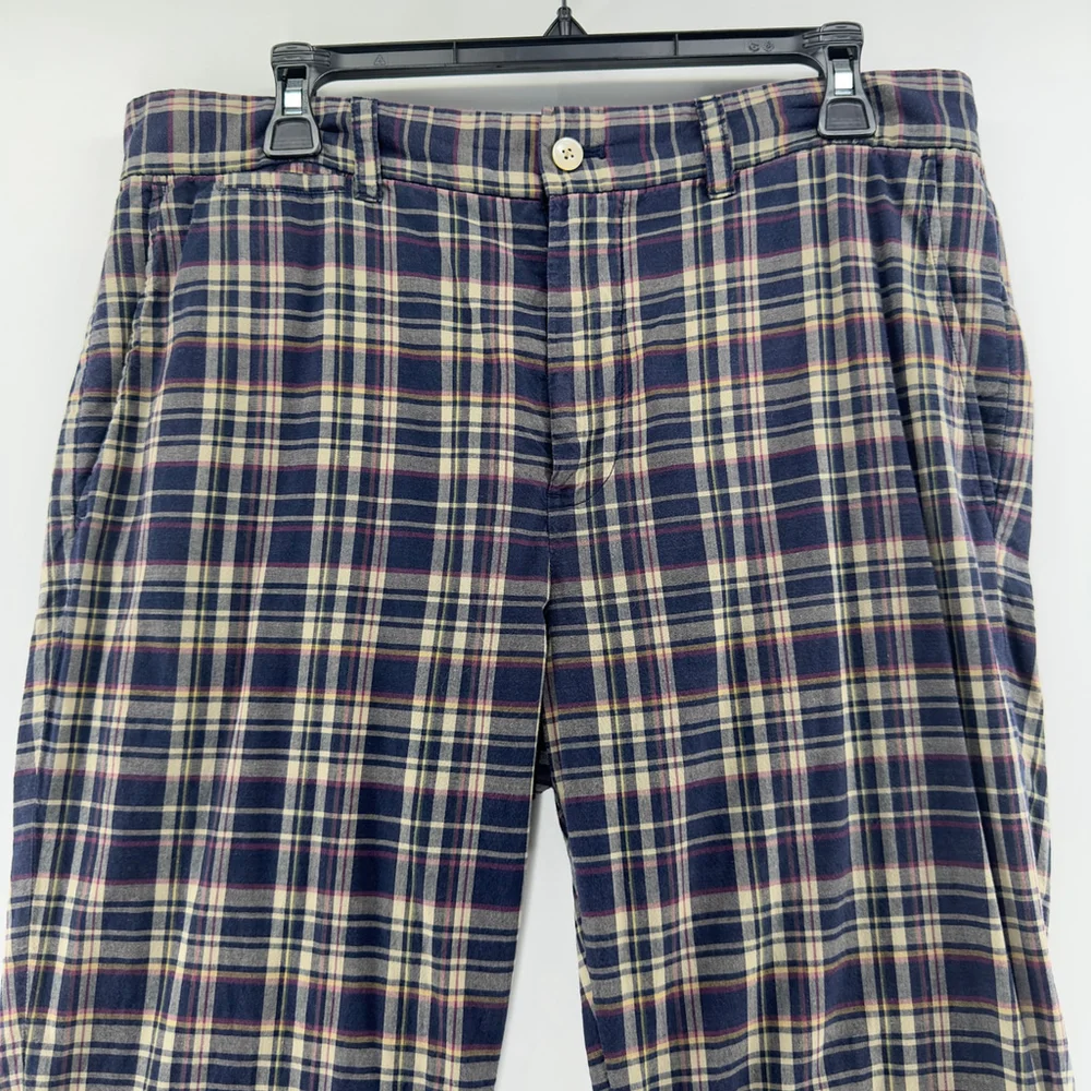 POLO RALPH LAUREN Lagenloook PREPPY Plaid Ankle Cropped TROUSERS Pants WOMENS 12 - Picture 3 of 10